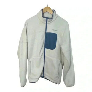 Columbia rugged ridge Sherpa fleece oversized jacket coat size medium gorpcore